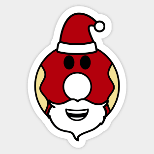 The Santa Donut Sticker